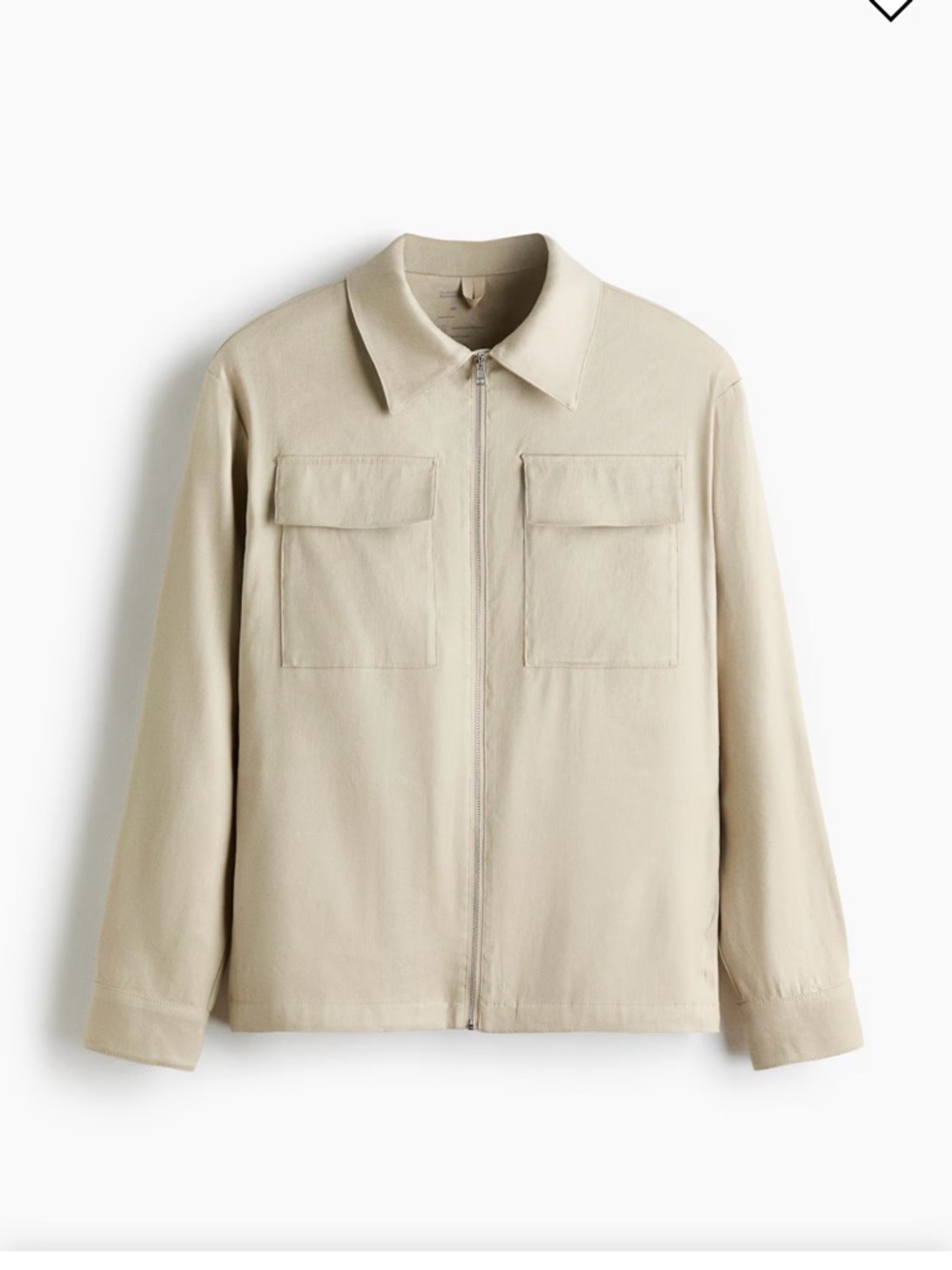 H&M Light Beige Zip Jacket